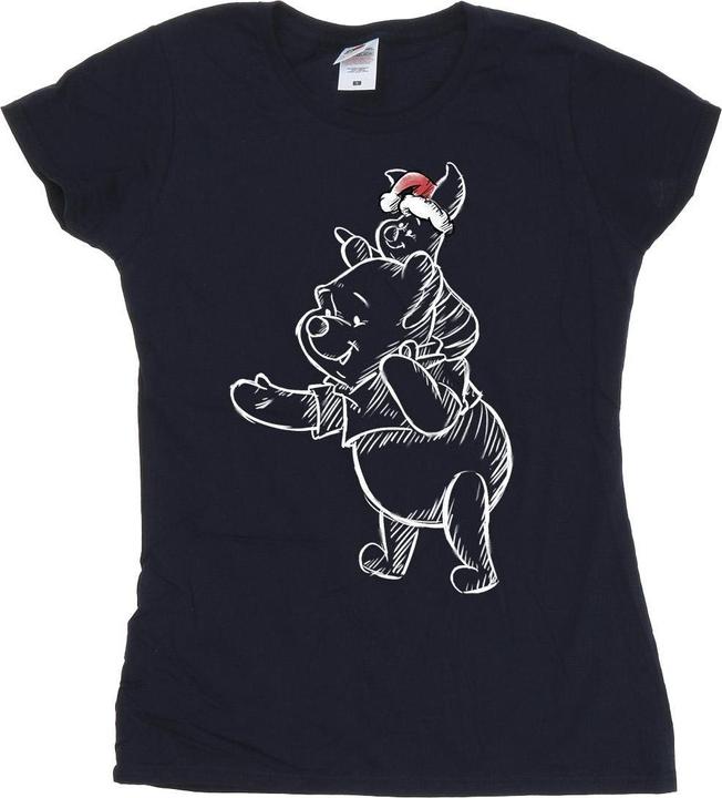 Disney Winnie The Pooh Piglet Christmas TShirt (M)