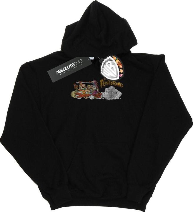 The Flintstones Family Car Distressed Kapuzenpullover (XXL)
