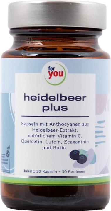 For You heidelbeer plus (30 Stück, Kapseln)