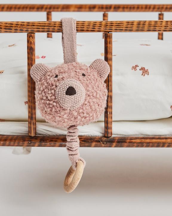 Produktbild Smallstuff - Music mobile, wool bouclé, rose (40011-42)
