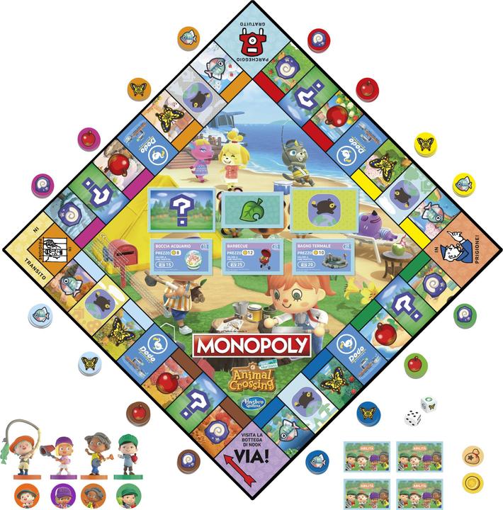 Productafbeelding Hasbro Gaming Monopoly - Animal Crossing: nieuwe horizonten (Italiaans)