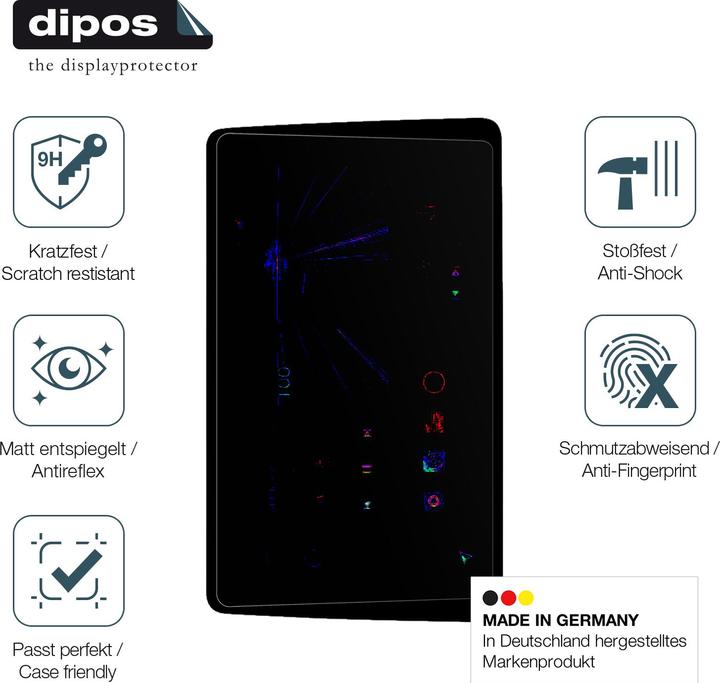 Actual product image Dipos Anti-Shock Screen Protector Matte