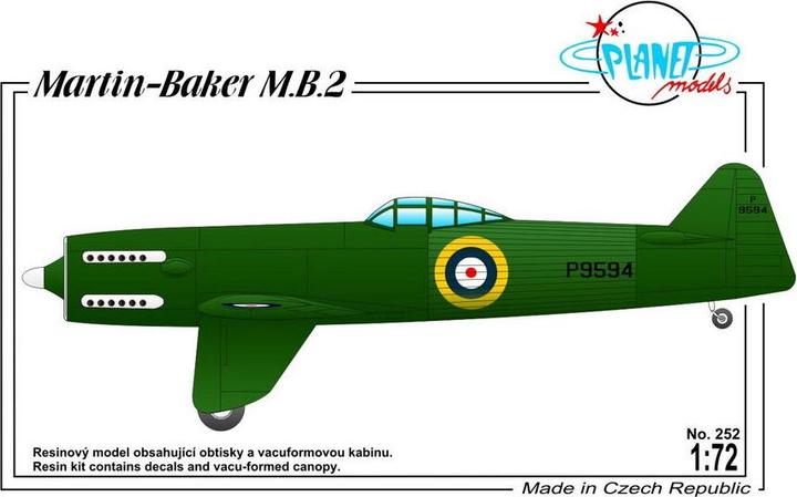 Produktbild Planet Models Martin-baker MB-2 British Fighter Protot