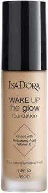 Actual product image Isadora Wake Up The Glow Foundation Liquid Face Foundation Spf50 3N Neutral Light 30Ml