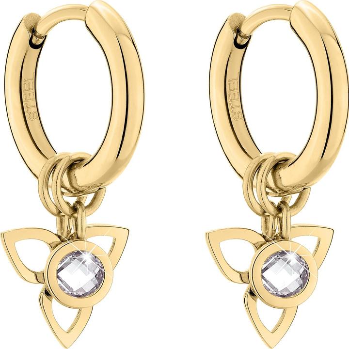 Tamaris Playful round gold-plated earrings 2in1 TJ-0017-E-15 (L) (Edelstahl)