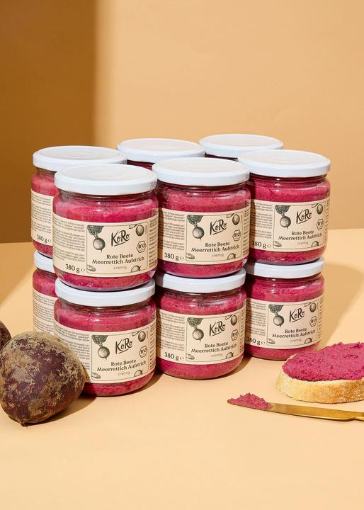 Actual product image KoRo Bio Rote Bete Meerrettich Aufstrich (2280 g)