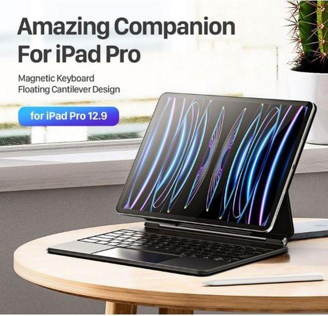 Produktbild Dux Ducis MK Series Keyboard Case (US, iPad Pro 12.9 2022 (6. Gen), iPad Pro 12.9 2021 (5. Gen), iPad Pro 12.9 2020 (4. Gen))