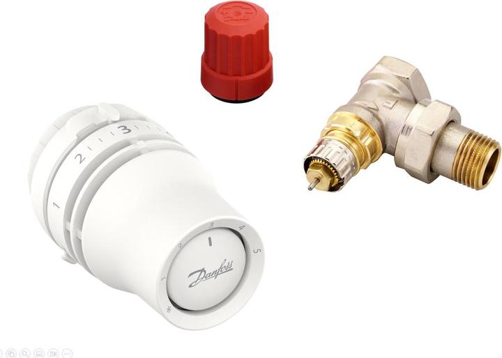 Produktbild Danfoss Thermostatkopf und Ventil Ra-N. Dn15
