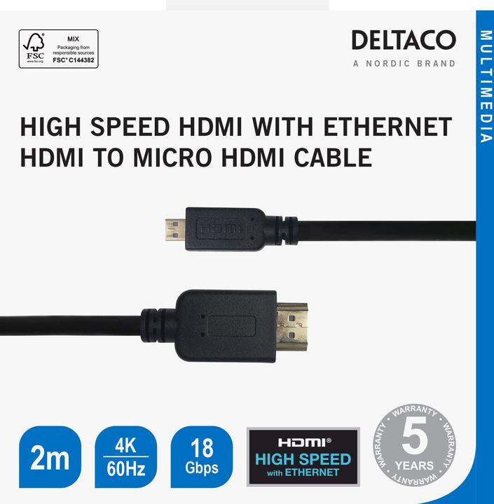 Image du produit Hama Foggia Black Cadre photo unique (2 m, HDMI)