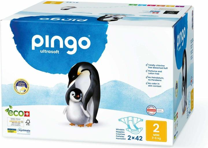 Image du produit Pingo Couches écologiques (Taille 2, Pack, 84 pièce(s))