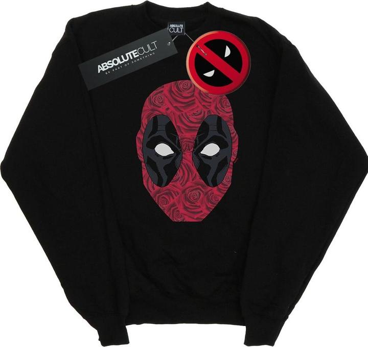 Deadpool Head Of Roses Sweatshirt (XXL)