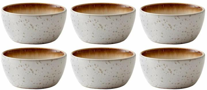 Actual product image Bitz Snack bowl Ø 10 cm 6 pieces, Cream/Brown
