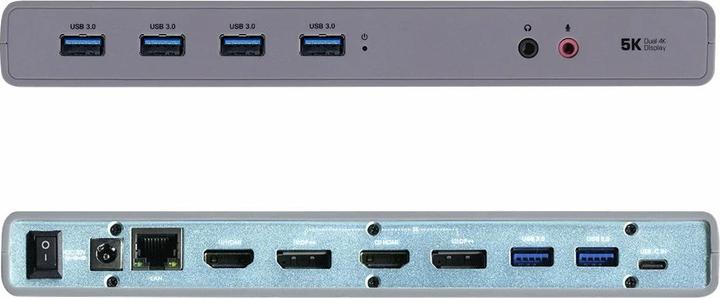 Actual product image i-tec USB 3.0 / USB-C Dual 4K Dock (USB-C, 2 Ports)