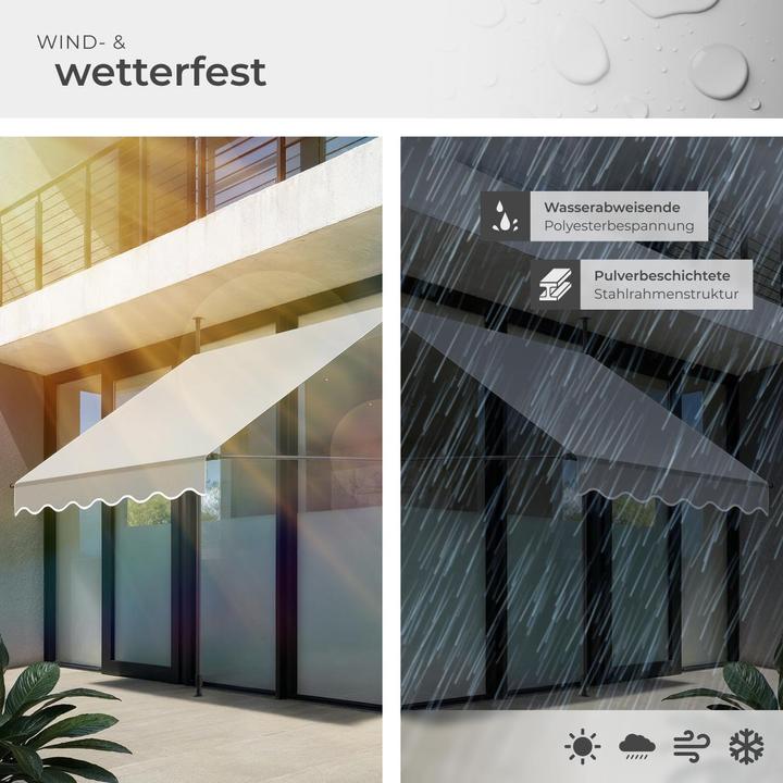 Actual product image tectake Clamping awning (1.50 m)