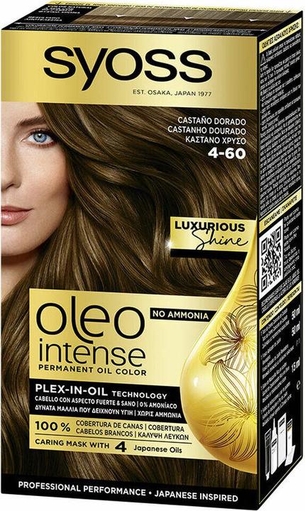 Produktbild Syoss OLEO INTENSE Ammoniakfreie Färbung 4-60 Golden Chestnut (Golden Chestnut)