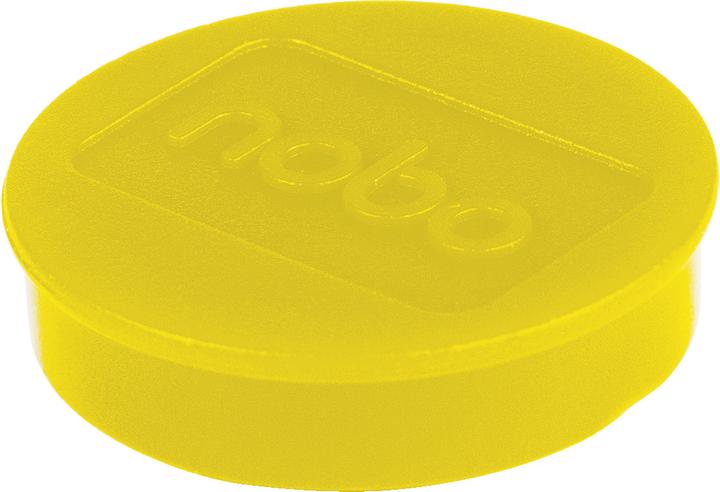 Produktbild Nobo Magnet rund 32mm 1915302 gelb 10 Stück (10 x)