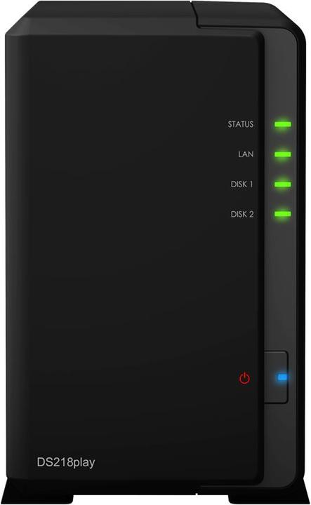 Produktbild Synology DS218play (2 x 4 TB, WD Red Plus)