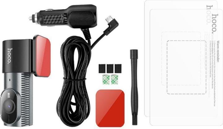 Produktbild Hoco Dash Camera DV13, 720P, Wi-Fi, Schwarz (Eingebautes Mikrofon, Eingebautes Display)