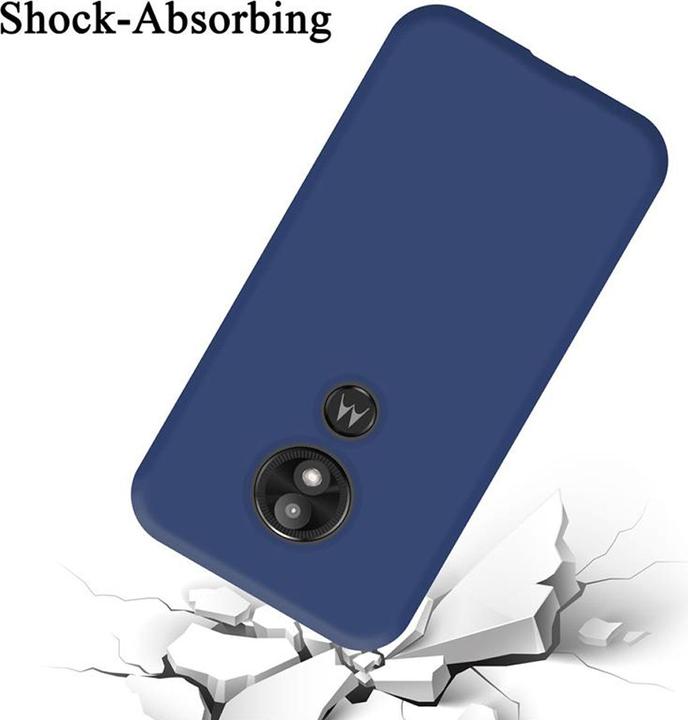 Actual product image Cadorabo TPU Liquid Silicone Case Cover (Motorola Moto E5 Play Go)
