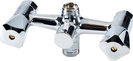 Produktbild Ideal Standard Børma Standard Zweihebel-Duscharmatur mit 3/4" Brauseabgang nach oben und unten und U