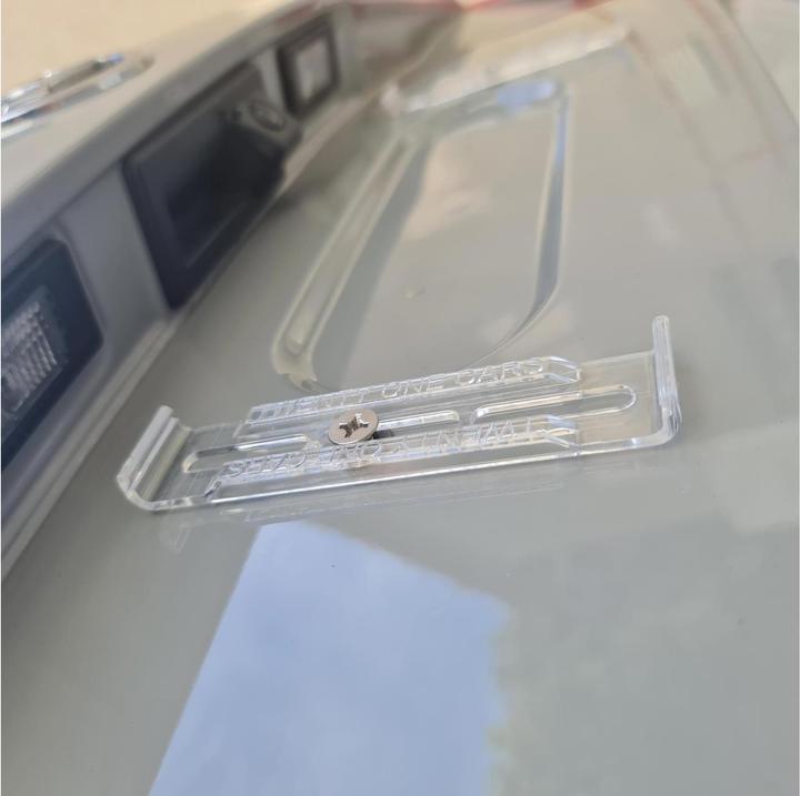 Actual product image 21cars Click licence plate holder long format (Front + rear, Long format)