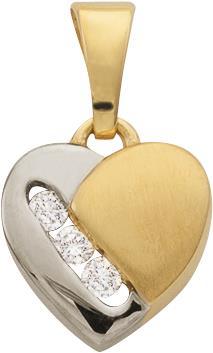 Bijou Classic Anhänger Herz (Gold)