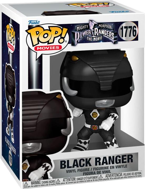 Actual product image Funko POP! Power Rangers MMPR: Black Ranger