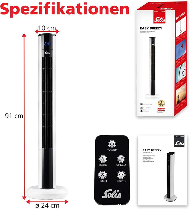 Immagine prodotto Solis Easy Breezy 757 (58.50 dB)