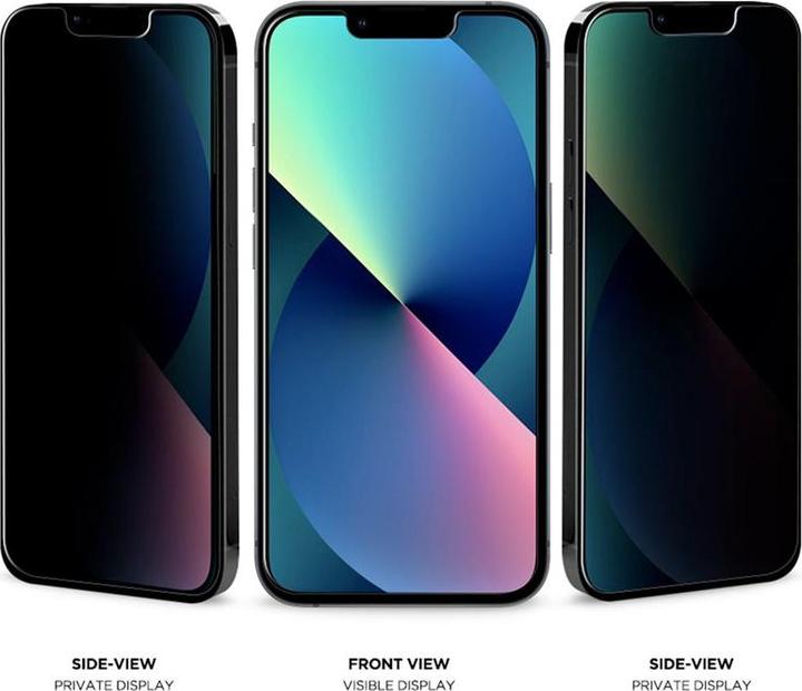 Actual product image Eiger Mountain Glass Black (1 Piece, Apple iPhone 13 Pro Max, Apple iPhone 14 Plus)