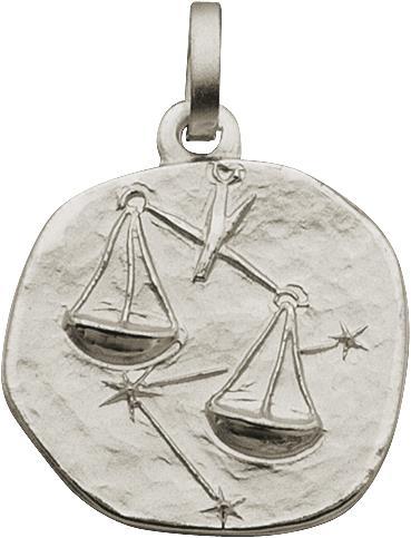 Anhänger Sternzeichen Waage 16 mm (Silber)
