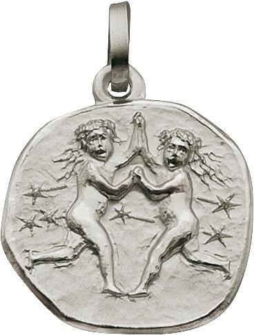 Anhänger Sternzeichen Zwillinge 16 mm (Silber)