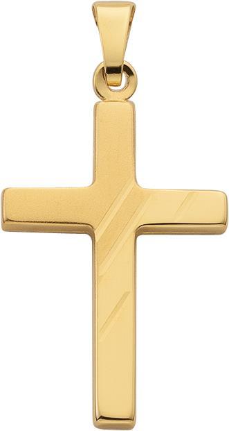 Bijou Classic Anhänger Kreuz (Gold)
