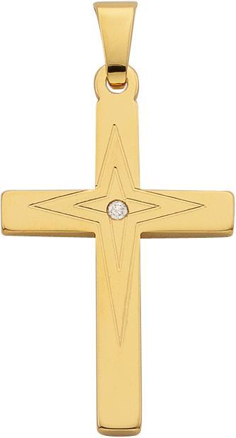 Bijou Classic Anhänger Kreuz (Gold)