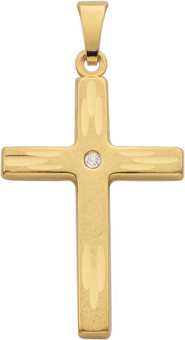 Bijou Classic Anhänger Kreuz (Gold)