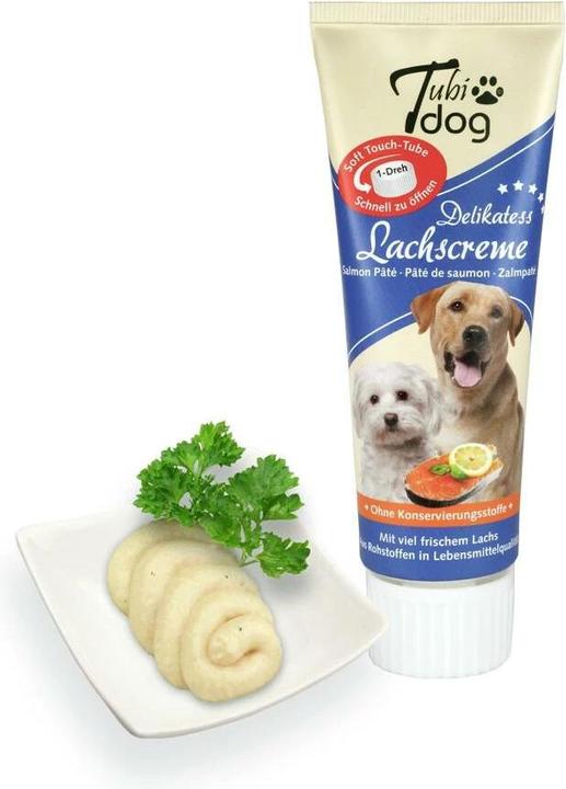 Produktbild Tubidog Delikatess Lachscreme für Hunde ohne künstliche Zusätze (1 Stk., 75 g)