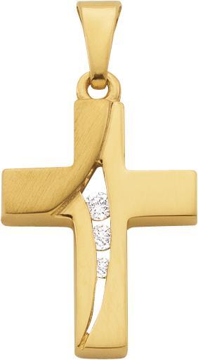 Bijou Classic Anhänger Kreuz (Gold)