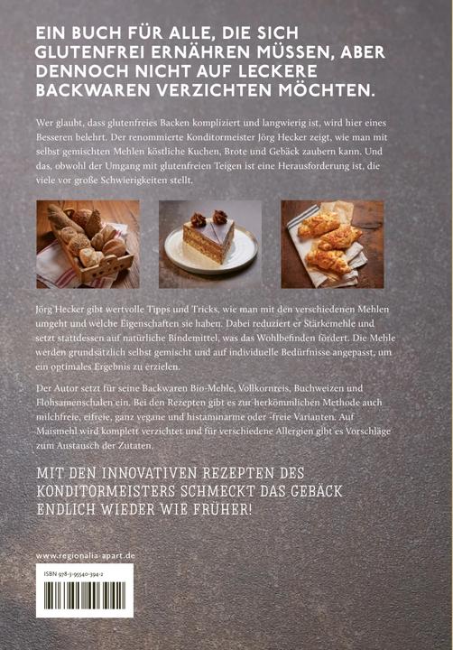 Produktbild Glutenfrei backen mit Jörg Hecker (Deutsch, Jörg Hecker, 2024)