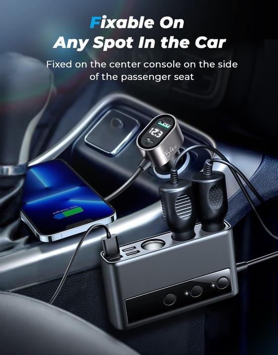 Produktbild Joyroom Multiport Car Cigarette Lighter