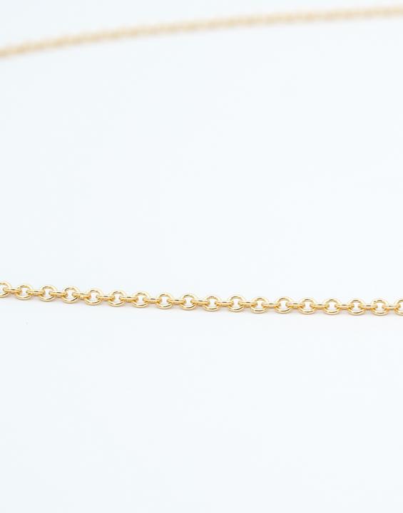 Produktbild Natsumi Schmuck Halskette Gelbgold 18K/750 Anker Rund 1.5mm (750/18 K Gelbgold, 42 cm)
