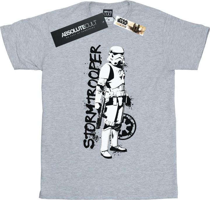 Star Wars The Mandalorian Splat Stormtrooper TShirt (M)