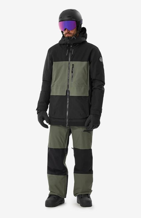 Produktbild Dreamscape Snowboardjacke Herren Skijacke - SNB 500 Ziprotect khaki/schwarz (M)