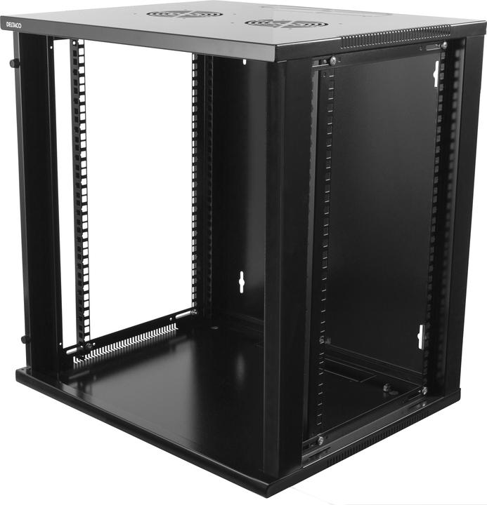 Produktbild Deltaco 19-5412B rack cabinet 12U Freestanding rack Black (12 HE, 19 Zoll Rack)