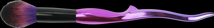 Puderpinsel "Pink/Schwarz" feines Synthetik-Haar (Puder)