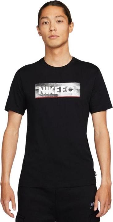Nike NK Fc Tee Seasonal Block Herren T-Shirt Schwarz DH7444 010 L (L)