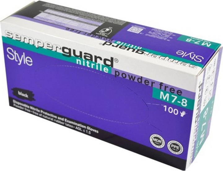 Image du produit Semperguard Gants jetables en nitrile (7, 8, M)