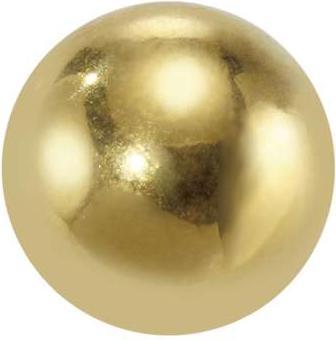 Bijouteria Piercingverschluss (Edelstahl, Gold Beschichtung)