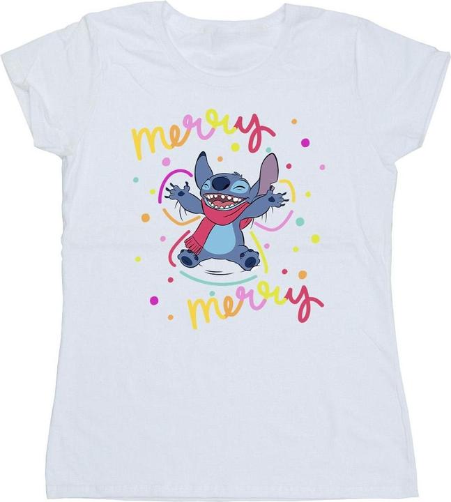 Disney Lilo & Stitch Merry Rainbow TShirt (S)