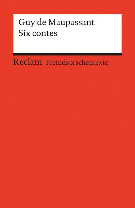 Produktbild Six contes (Deutsch, Guy de Maupassant, 1997)