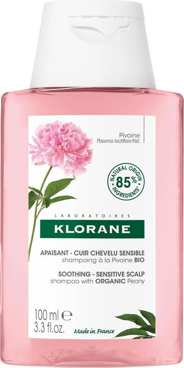 Produktbild Klorane Beruhigendes Shampoo mit BIO-Pfingstrose (100 ml, Flüssiges Shampoo)