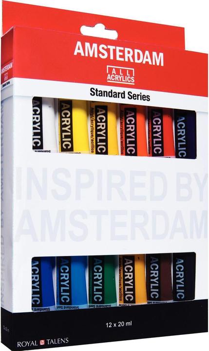 Actual product image Amsterdam Acrylic paint starter set (Multicoloured, 20 ml)